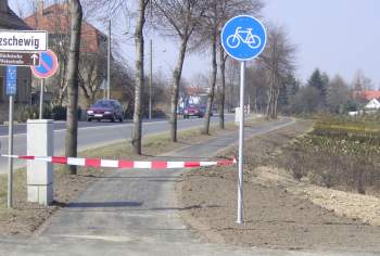 Fahrradweg Meißner Straße