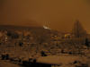 Zitzschewiger Ebenberge bei Nacht im Schnee